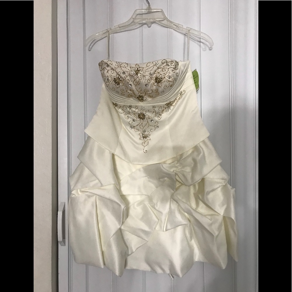 Off white formal dress